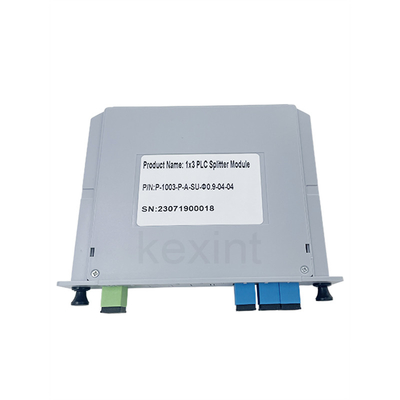 1x3 SC UPC LGX Single Mode Optischer PLC-Splitter mit geringer Einfügungsdämpfung, kleiner Kartentyp
