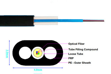 Flacher Tropfenzähler-Blitz FRP Mini Fiber Optic Armoured Cable NICHT lose sich schützen