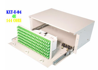 Elektrischer Gestell-Faser-Schalttafel-Kasten, Portschalttafel 4U der faser-144