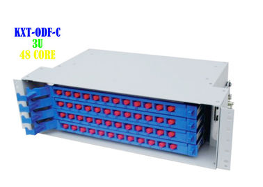 Walzte Port-Ethernet-Schalttafel Rj45 des Kabinett-48 zu Rj45 Stahlplatte kalt