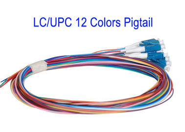 Kern LC/UPC 12 färbt Inspektions-Verbindungskabel-Faser-Flecken verkabelt G652D G657A1 G657A2 1m 1.5m
