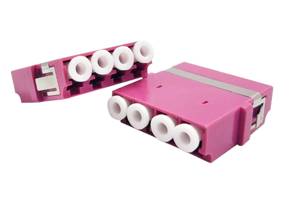 Faser-optische Adapter LC/PC 4P FTTx OM3 für FTTH-Kasten