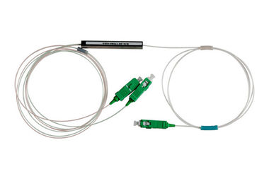Faser Inspektions-Sc APC Optik-PLC-Teiler, 1x2 optische Einfügungsdämpfung des Teiler-7.2db