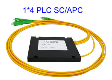 Faser 1x4 Optik-PLC-Teiler, FTTH-ABS PLC-Teiler 3,0 1260nm zur Wellenlänge 1650nm