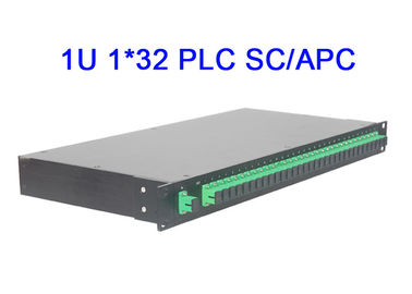 Faser 1U 1x32 optische niedrige Einfügungsdämpfung PLC-Teiler-Modul-Gestell-Berg-Digital
