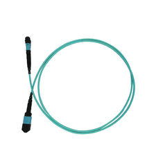 Faser-optische Verbindungskabel-Art Wasser-Blau OM3 24 MTP MPO B SENKO