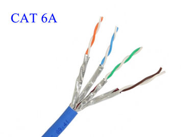 Hochgeschwindigkeits- kupfernes Faser-Optik-Lan Cable Common Computer Cat 6A ftp UTP STP 4 passen 0,565 LSZH zusammen