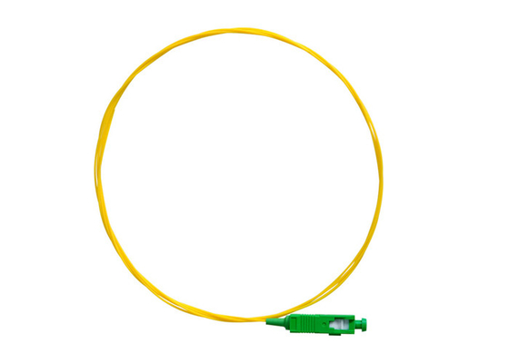 Rückkehr 65dB des gelbe Faser-optische Verbindungskabel-Zopf-Monomode--SC/APC G657A2 0.9mm