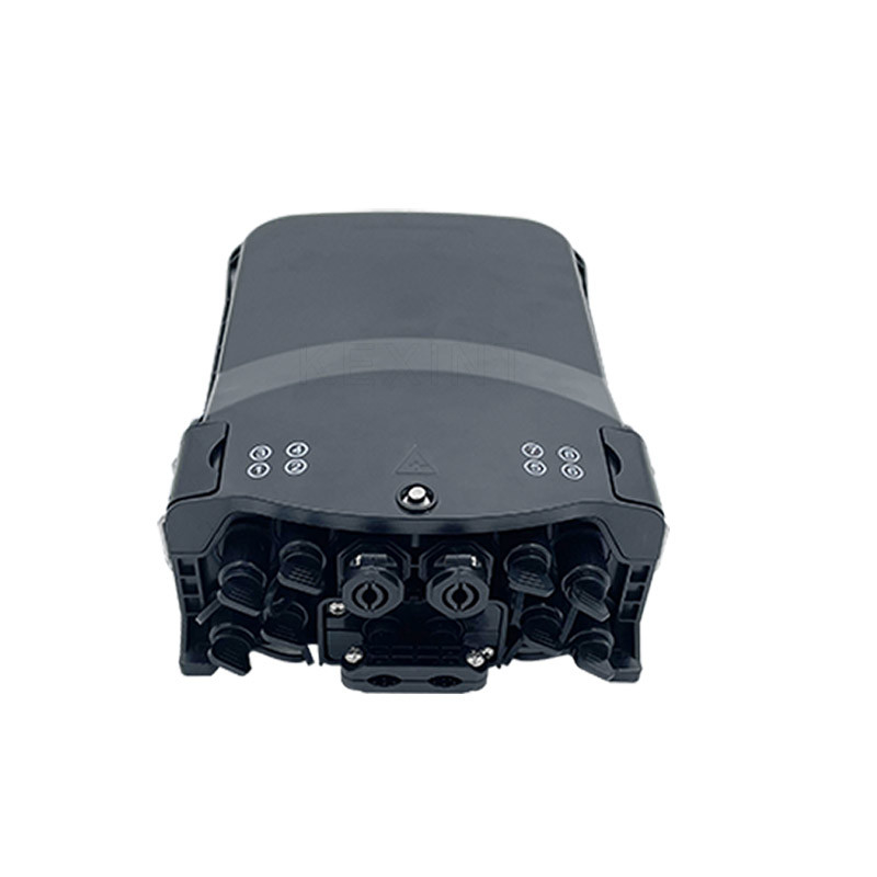 Schwarzer wasserdichter IP65 Verteilerkasten im Freien aus optischen Fasern KEXINT FTTH KXT-B-16L4